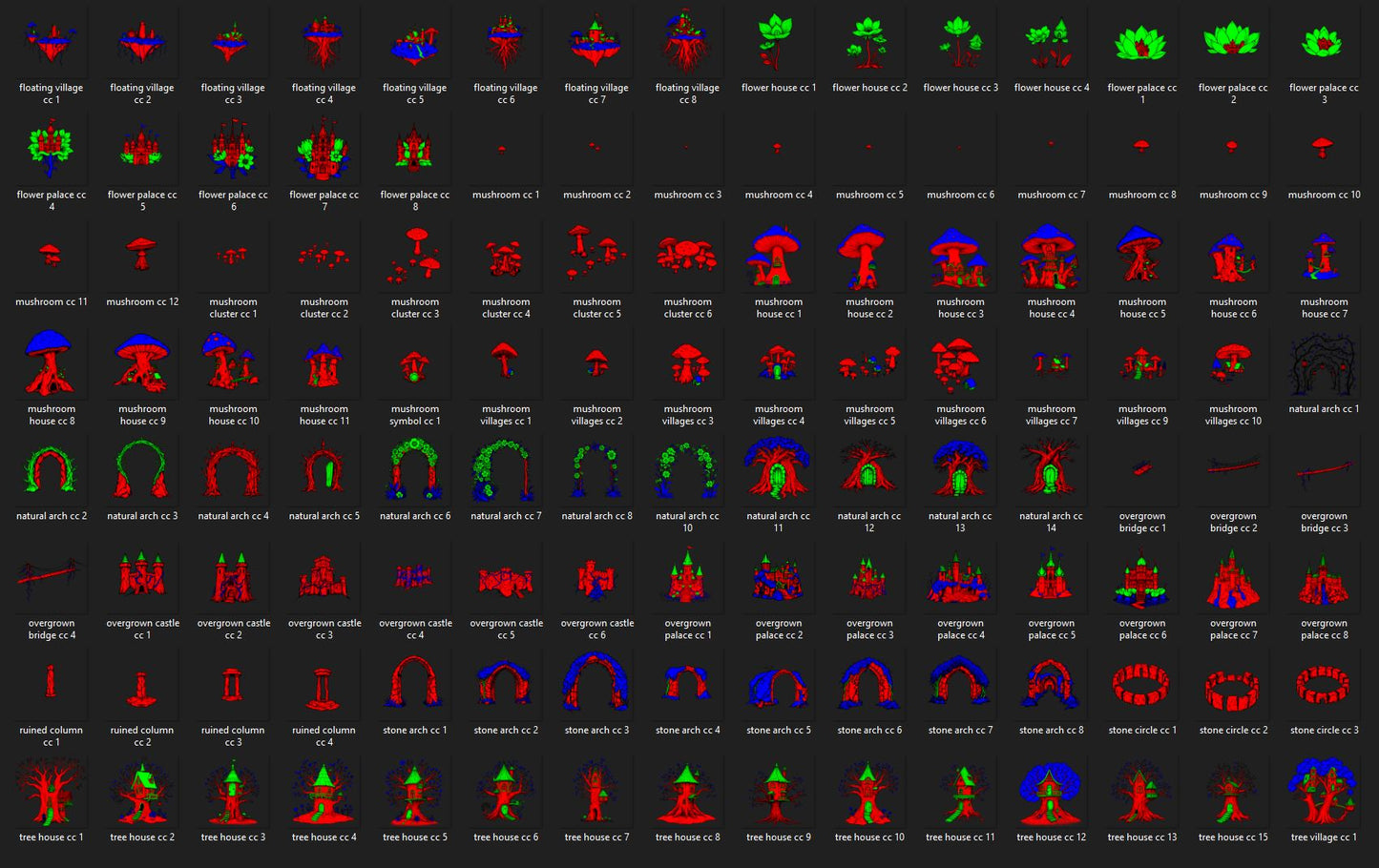 Fantasy Assets #4 - Fairy Structures - SGD Fantasy Maps