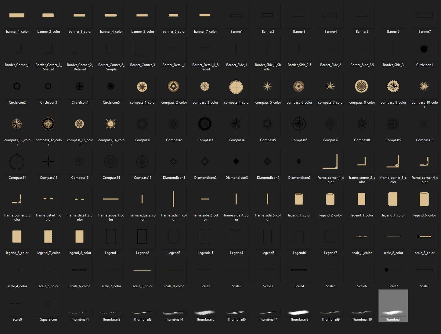 Mapmaking Extras #3 - Icons and Brushes - SGD Fantasy Maps