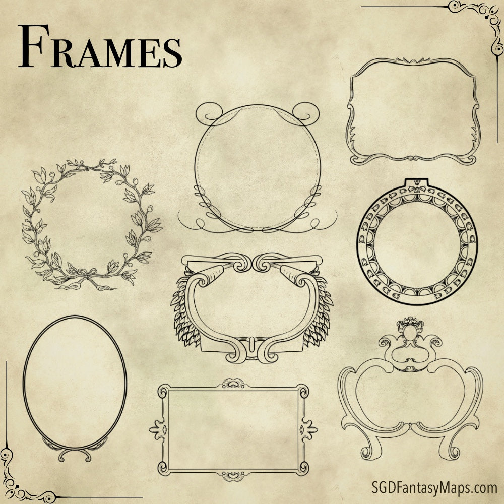 Mapmaking Extras #2 - Frames and Banners