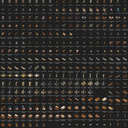 Isometric City Builder #1 - Medieval - SGD Fantasy Maps