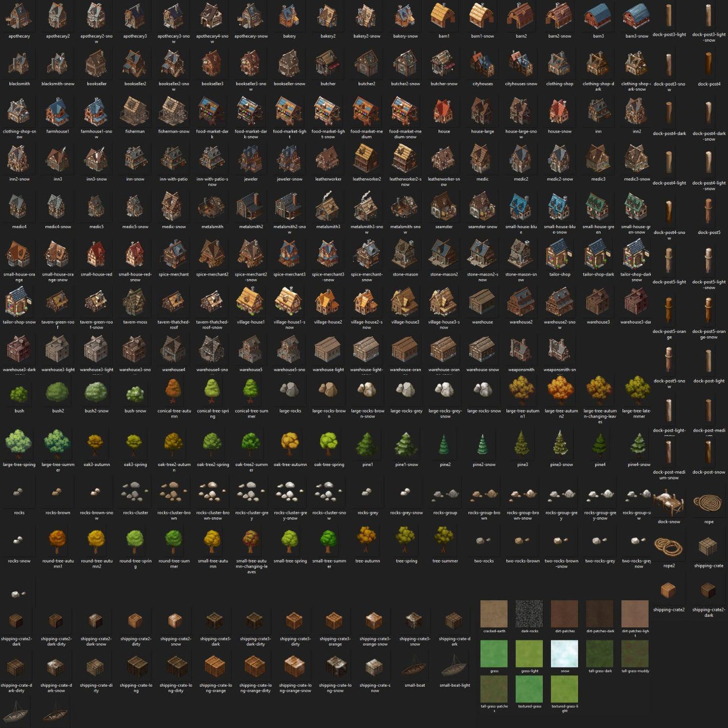 Isometric City Builder #1 - Medieval - SGD Fantasy Maps