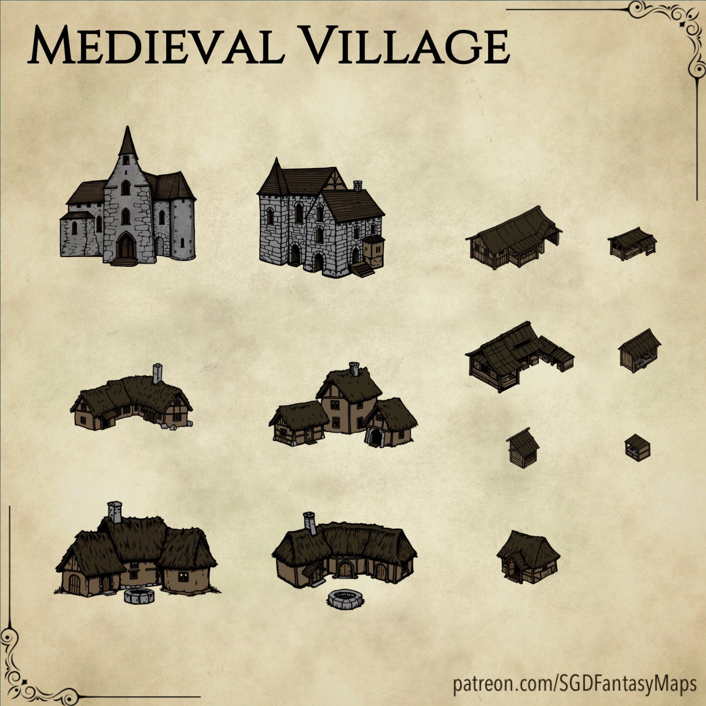 Medieval Assets #1 - SGD Fantasy Maps