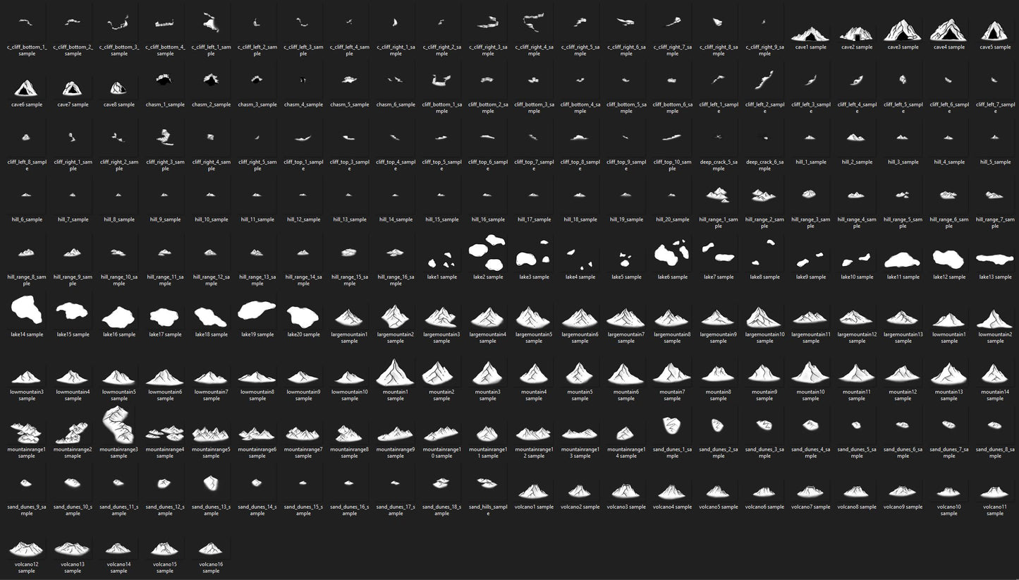 Terrain Asset Pack #1 - SGD Fantasy Maps