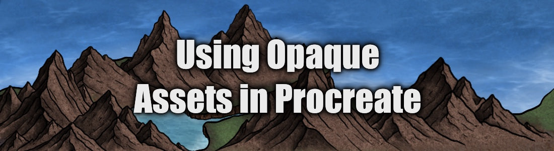 How to Use Opaque Fantasy Map Assets in Procreate