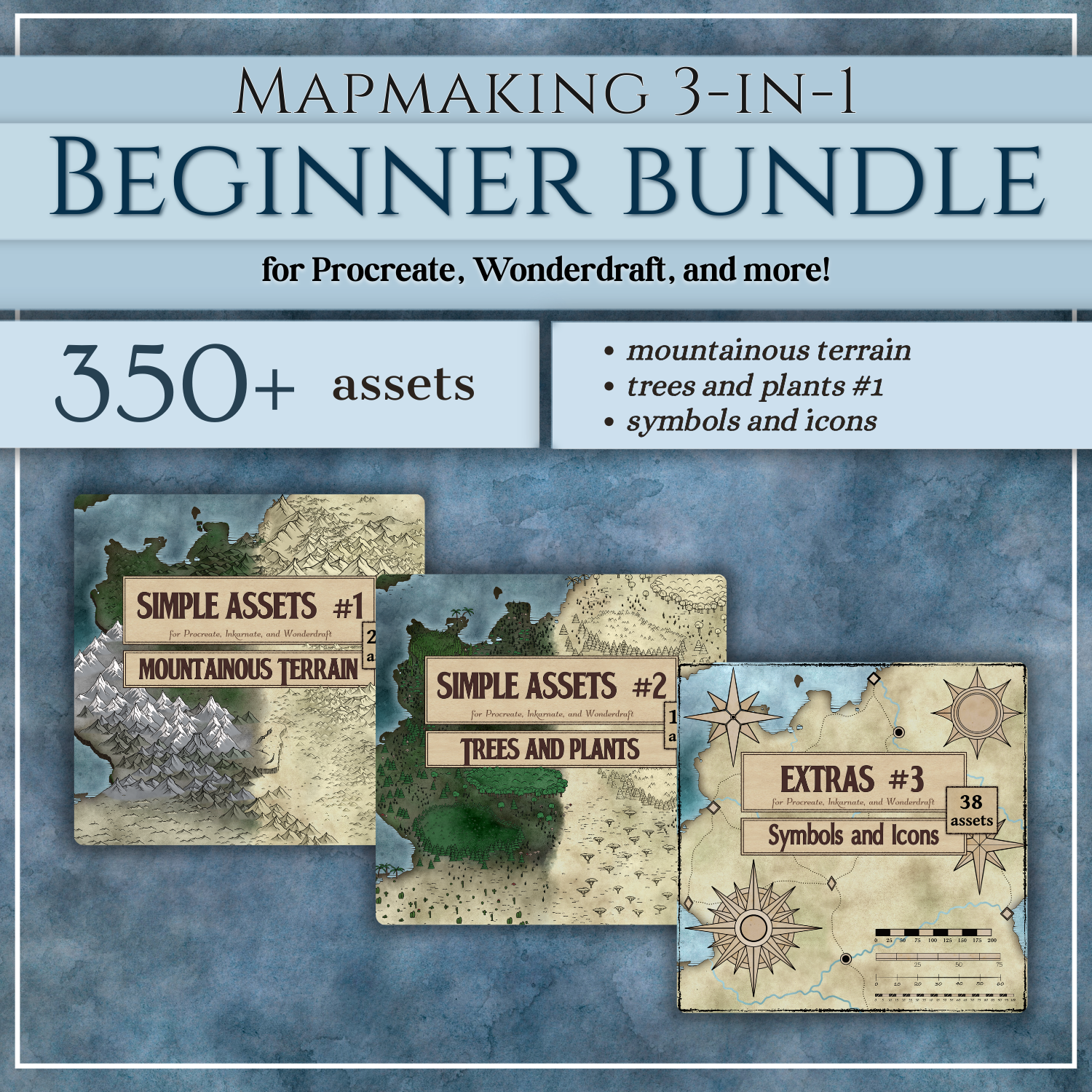 Fantasy Map Assets for Wonderdraft, Procreate, and Dungeondraft – SGD ...