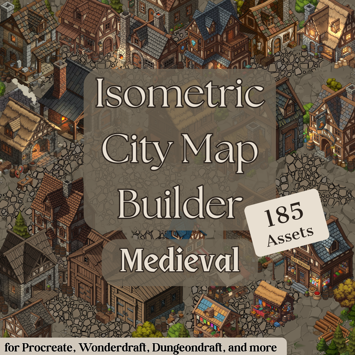 Isometric City Builder #1 - Medieval - SGD Fantasy Maps