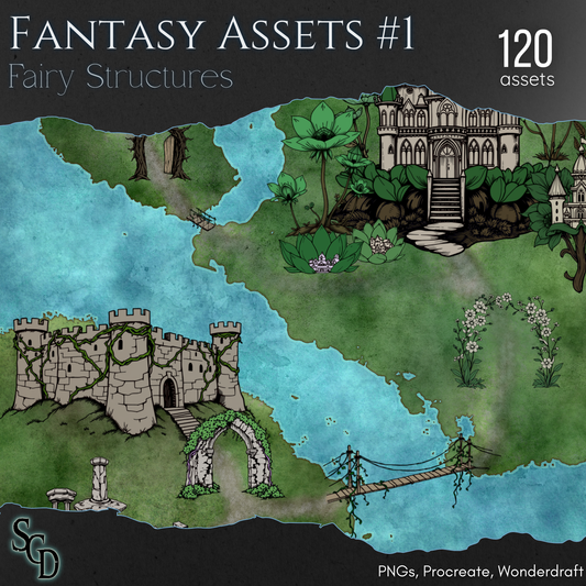 Fantasy Assets #1 - Fairy Structures - SGD Fantasy Maps