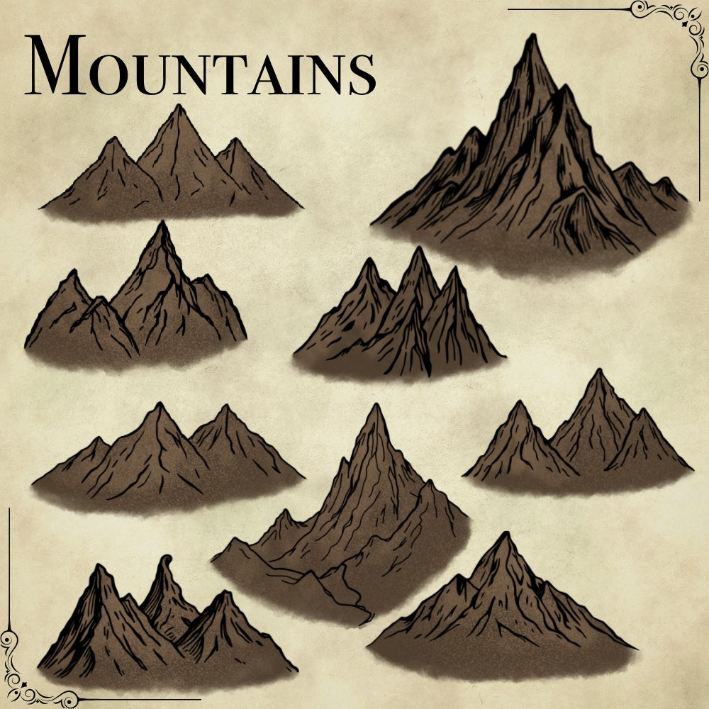 Regional Terrain Assets #1 - SGD Fantasy Maps