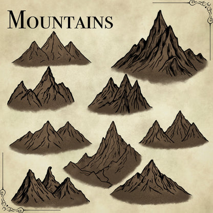 Regional Terrain Assets #1 - SGD Fantasy Maps