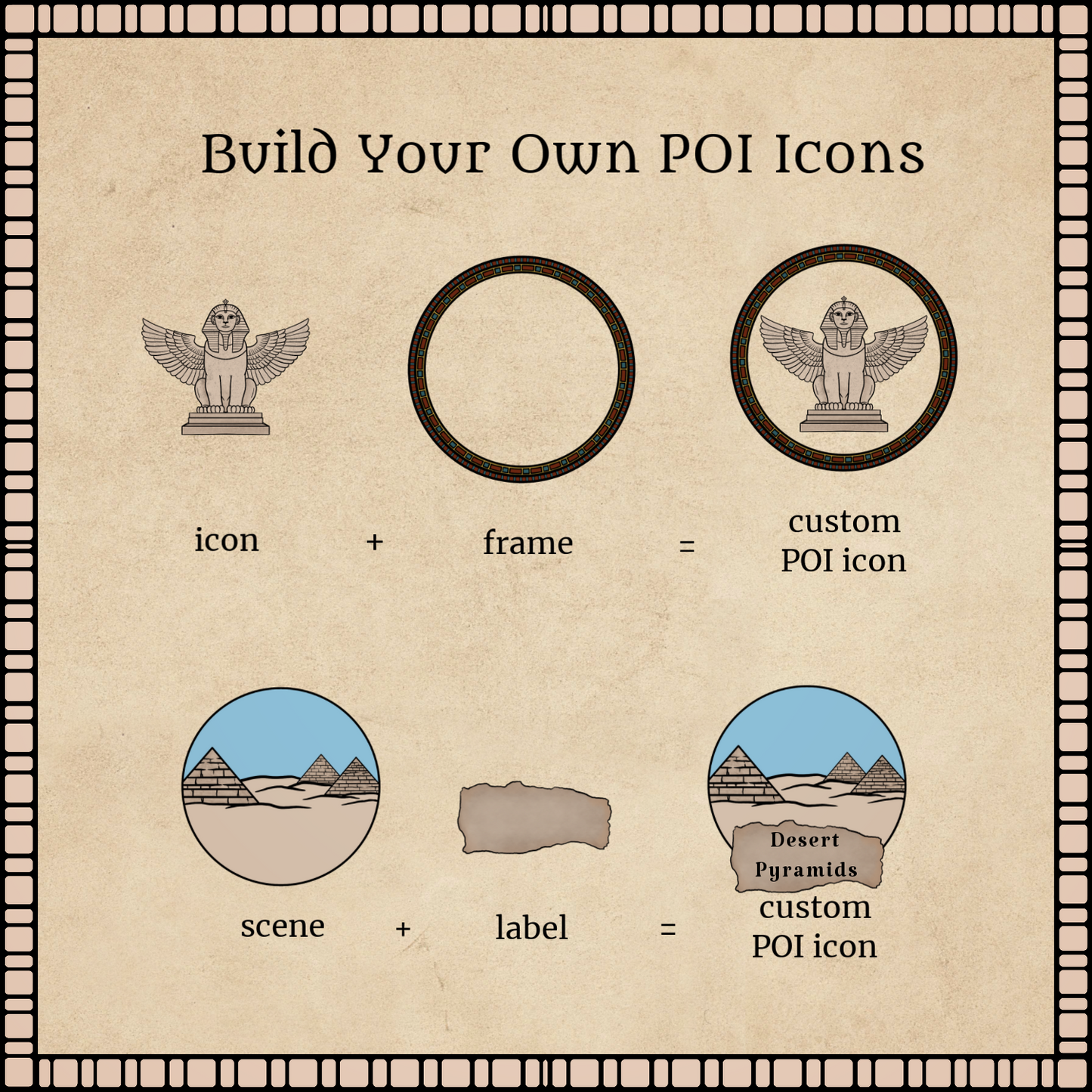 Points of Interest #3 - Egyptian POI