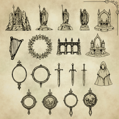 Fantasy Assets #2 - Elven Ruins and Relics - SGD Fantasy Maps