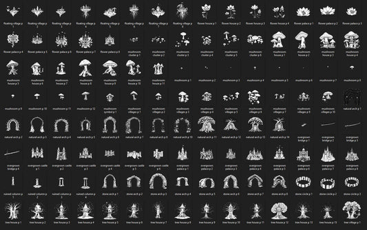 Fantasy Assets #4 - Fairy Structures - SGD Fantasy Maps