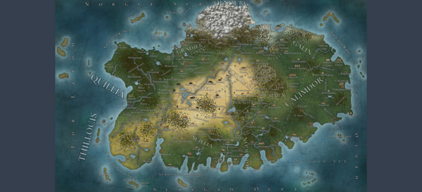 full color and shading, large scale, numerous assets, high text...