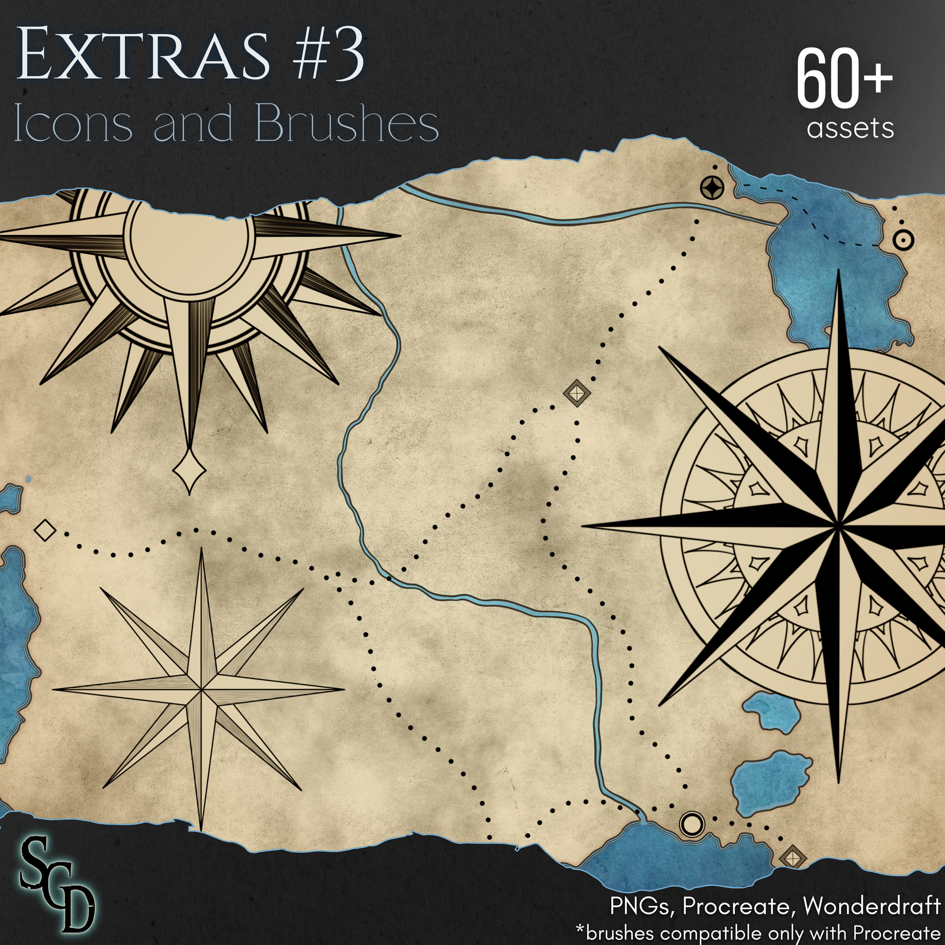 Mapmaking Extras #3 - Icons and Brushes - SGD Fantasy Maps