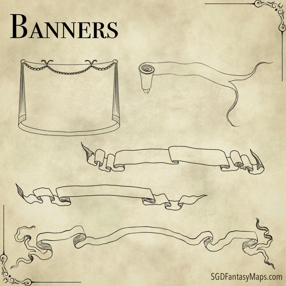 Mapmaking Extras #2 - Frames and Banners