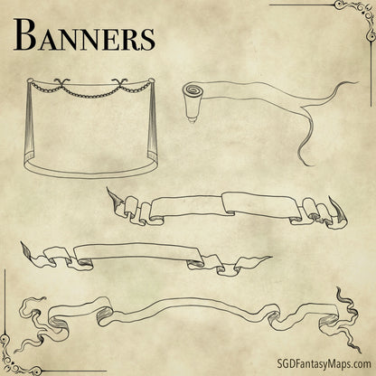 Mapmaking Extras #2 - Frames and Banners