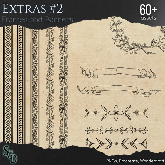 Mapmaking Extras #2 - Frames and Banners - SGD Fantasy Maps