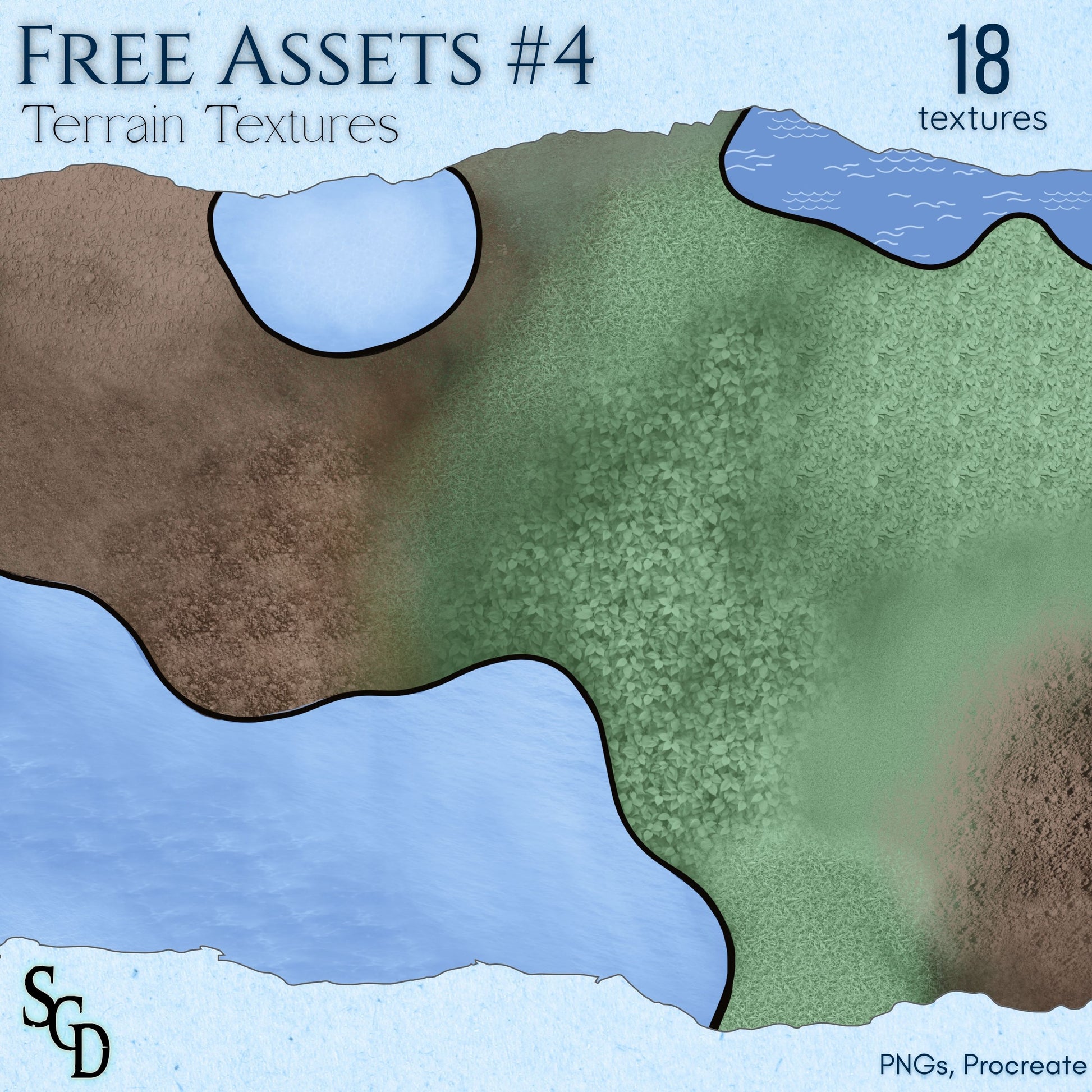 Free Assets #4 - Terrain Textures - SGD Fantasy Maps