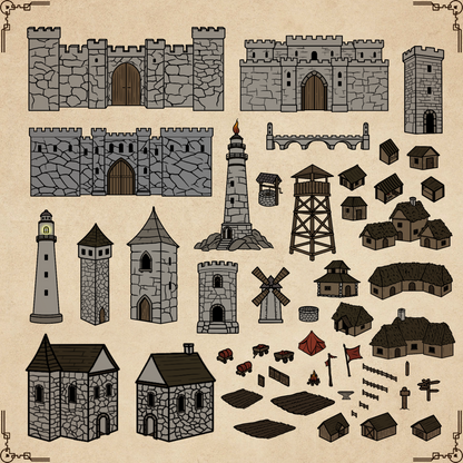 Civilizations #1 - Medieval Human Settlements