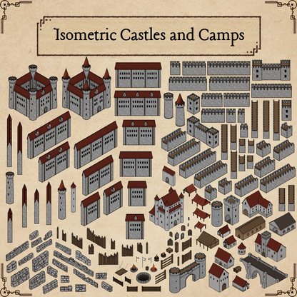 Isometric Assets #1 - Castles and Camps