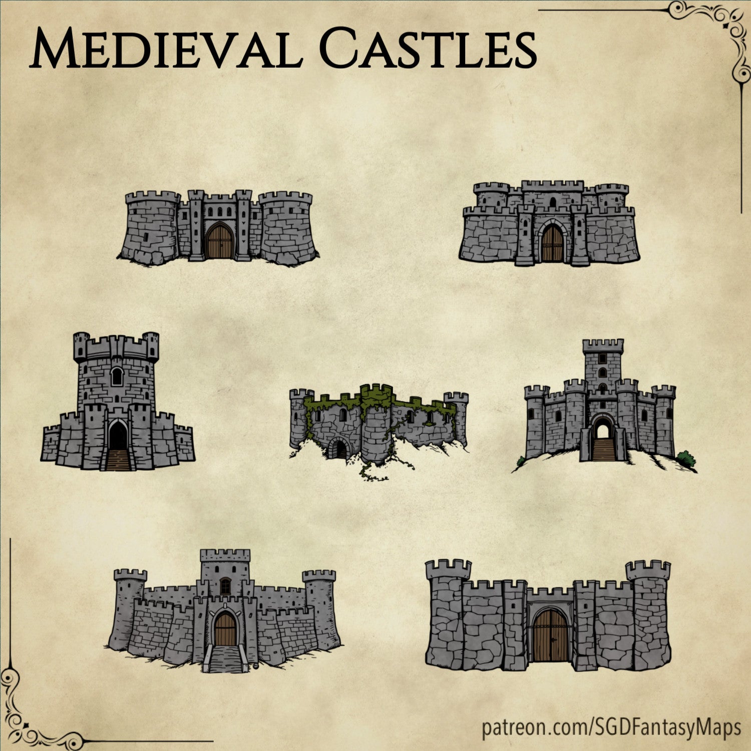 Medieval Assets #1 - SGD Fantasy Maps