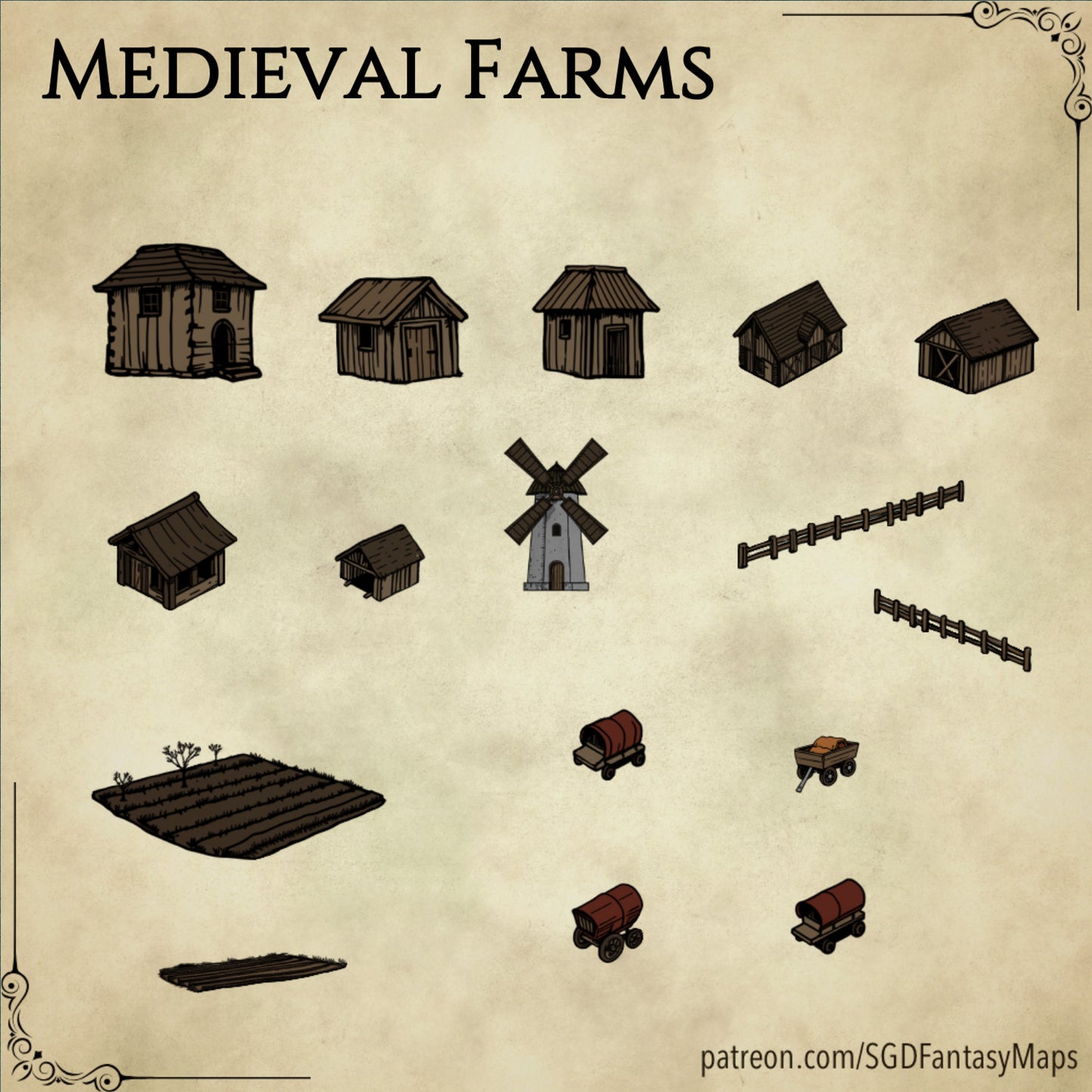 Medieval Assets #1 - SGD Fantasy Maps