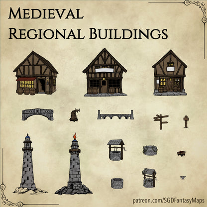 Medieval Assets #1 - SGD Fantasy Maps