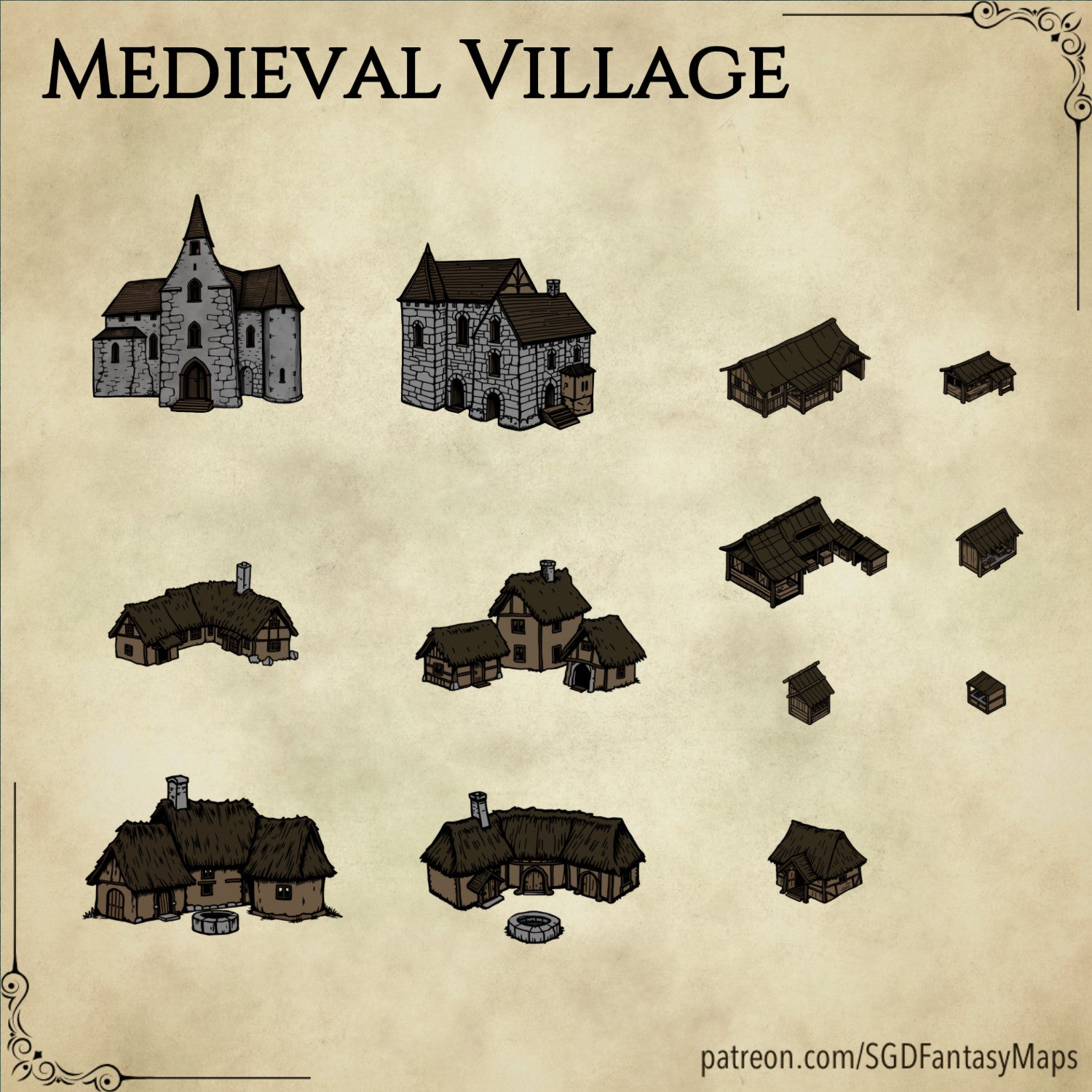 Medieval Assets #1 - SGD Fantasy Maps