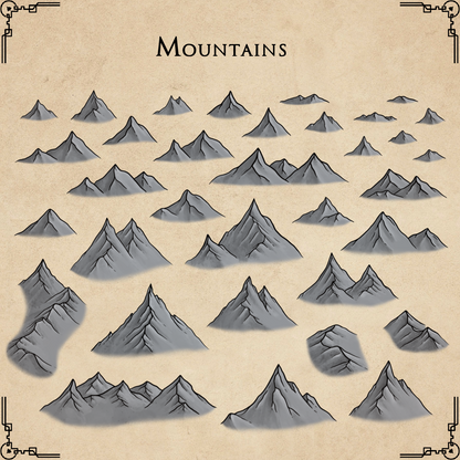 Simple Assets #1 - Mountainous Terrain