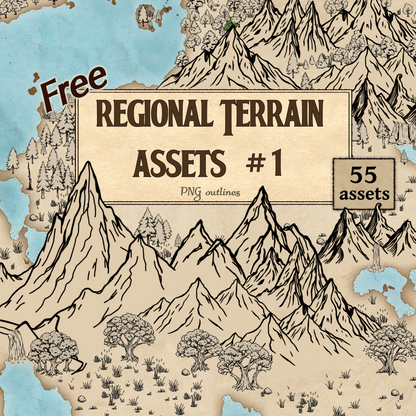 Free Assets #8 - Regional Terrain Assets #1 - SGD Fantasy Maps