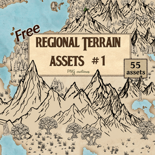 Free Assets #8 - Regional Terrain Assets #1 - SGD Fantasy Maps