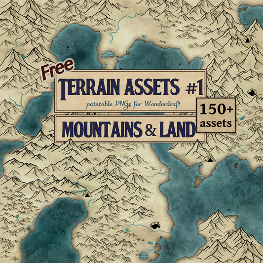 Free Assets #6 - Terrain - SGD Fantasy Maps