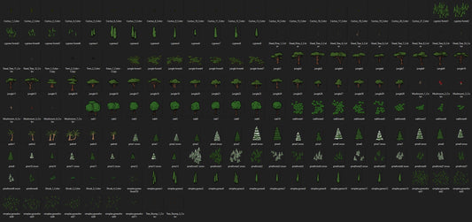 Trees and Plants Asset Pack #1 - SGD Fantasy Maps