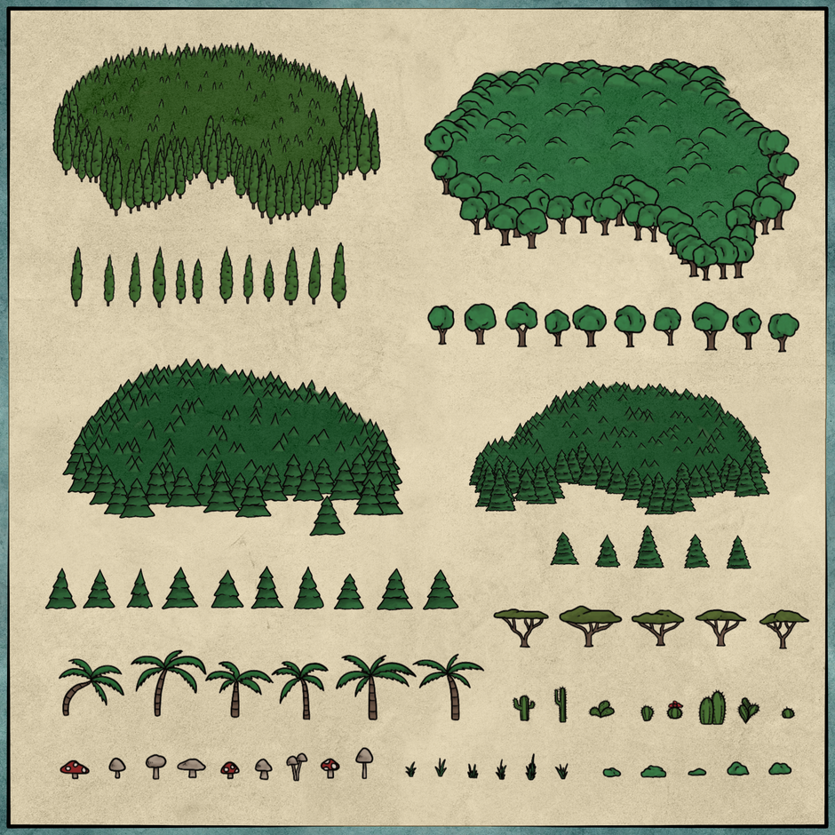 Fantasy Map Assets for Wonderdraft, Procreate, and Dungeondraft – SGD ...